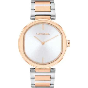 Womens Wristwatch CK CALVIN KLEIN TIMELESS 25200251 Stainless Steel Gold Rose - Picture 1 of 2