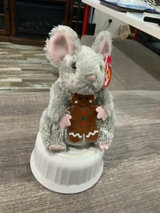 TY BEANIE BABIES STIRRING MOUSE CHRISTMAS - Picture 1 of 5