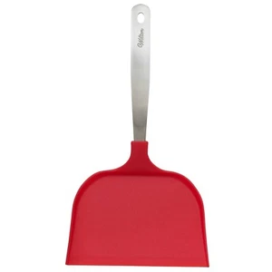Wilton Plastic Big Cookie Spatula Red Kitchen Turner Flipping - Picture 1 of 3