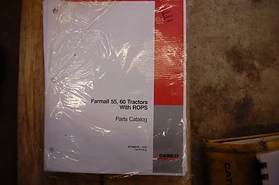 CASE FARMALL 55 60 Tractor Parts Manual book catalog spare list 2008 farm rops - Image 1 of 3