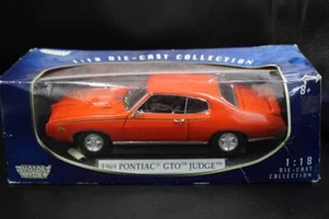 MOTOR MAX ESCALA 1:18 1969 PONTIAC GTO JUDGE - NARANJA - ¡EN CAJA! - Imagen 1 de 3