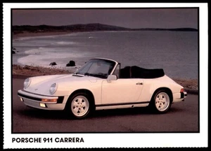 Porsche 911 Carrera 4 x 5.5 Inch RGA Car Collectors Card c1989 - Bild 1 von 2