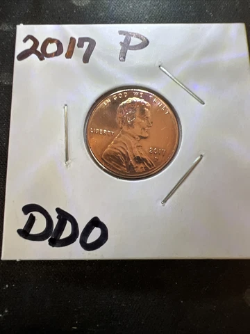 2017 P LINCOLN SHIELD PENNY, DDO / DDR INCLUDES LETTERS & NUMBERS Cover