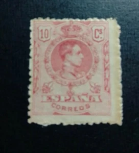 SELLOS ESPAÑA MNH 1909 ALFONSO XIII MEDALLÓN 10 CTS. EDIFIL 269 - Imagen 1 de 2