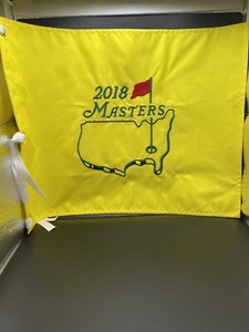 2018 Masters Official Embroidered Golf Pin Flag - Picture 1 of 2