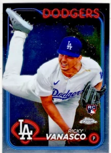 2024 Topps Chrome Update Baseball Ricky Vanasco No. USC60 Los Angeles Dodgers - Bild 1 von 2