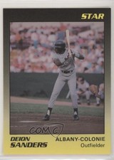 1989 Star Albany Colonie Yankees Deion Sanders #23 Rookie RC
