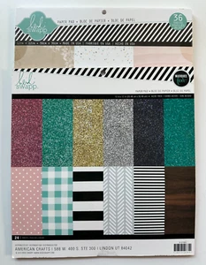 Heidi Swapp 12 x 12 Paper Pad-Variations-Marquee Love or Hello Today - Picture 1 of 5