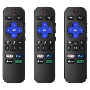 { 3 pack }Remote Control control only for Roku TV- -US SELLER. - Picture 1 of 6