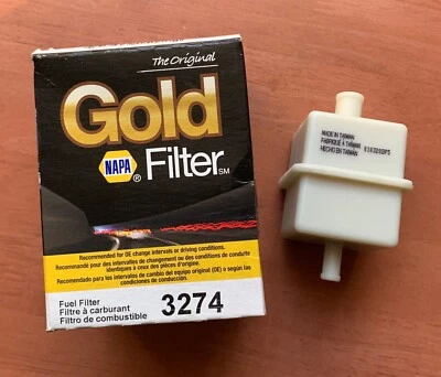 GOLD Napa 3274 Fuel Filter For Volkswagen VW Camper WestfaliaTransporter Vanagon - Image 1 of 4