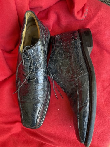 PUMA MEZLAN Crocodile Quarter Scarpe Uomo Taglia 11 M Nero