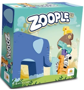Zoople Juego de Mesa Bloque de Animales Apilamiento Juego Tarjeta Regla Simple - Imagen 1 de 11