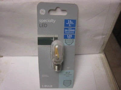 GE Lighting 93128997 LED Light Bulb, T7, Soft White,  Non-Dimmable, 170 E17 base - Image 1 of 4