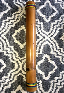 Vintage RAIN STICK MAKER Bamboo MUSIC SHAKER 16" Instrument Educational TOY - Picture 1 of 8