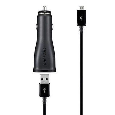 OEM Original Samsung Galaxy S6/S6 Edge Fast Car Charger + Micro-USB Data Cable - Image 1 of 4
