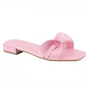 Women's Flat Sandals With Bow Fashion Open Toe Woven Slip On Slides Beach Sandal - Picture 1 of 64