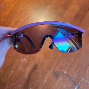 Vintage Uvex Shield Sunglasses Astrospec 3000 Workwear 80s 90s Visor Wrap USA - Picture 1 of 10