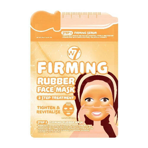 W7 Face Mask - Firming Rubber Treatment Tighten Revitalise Skincare Smooth Skin - Image 1 of 1