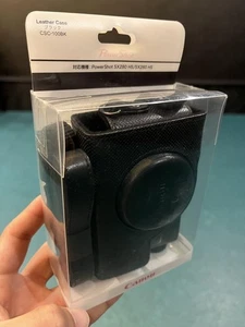 Canon PowerShot SX280/SX260 Leder Kameratasche schwarz CSC-100BK - Bild 1 von 3