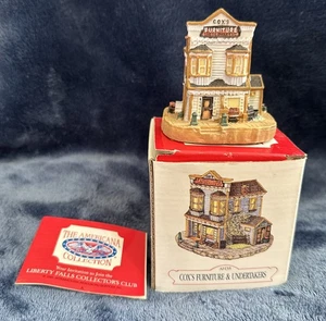 Colección Americana Liberty Falls 1993 #AH38 Cox’s Furniture & Undertakers - Imagen 1 de 9