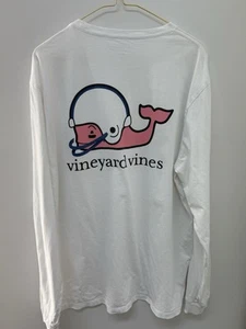 Vineyard Vines Penn State University Langarm Baumwolle T-Shirt Herren Größe L - Bild 1 von 5