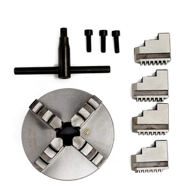 5" 4-Jaw K12-125mm Self-Centering Lathe Linkage Chuck 3000R/Min 100N.m 17KN, ... - Photo 1/4