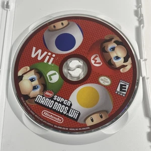 New Super Mario Bros. Wii (Nintendo Wii, 2009) Nur Disc - Getestet Funktioniert - Bild 1 von 6