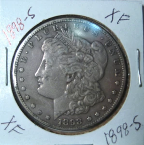 1898-S MORGAN SILVER DOLLAR~XF EXCELLENT DETAIL PROBLEM FREE BETTER DATE * - Picture 1 of 2