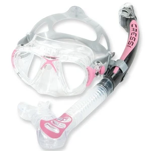 Schnorchelset Martinique mit Trockenschnorchel von Cressi, pink - Bild 1 von 3