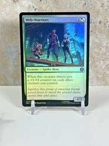 Web-Warriors | Foil | MTG Universes Beyond Marvel | Spider Hero Team-Up | NM - Picture 1 of 6