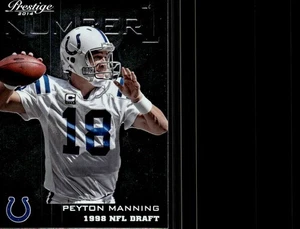 2014 Panini Prestige #7 Peyton Manning numero uno - Foto 1 di 2