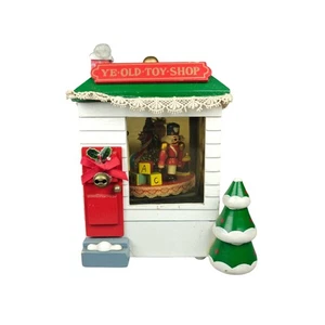 Vintage Ye Old Toy Shop Kurt Adler Christmas Music Box Plays Jingle Bells - Picture 1 of 8