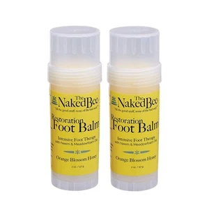 Naked Bee Skin Moisturizer 2 Ounce Pack of 2 with Honey Neem Oil for Feet - Picture 1 of 7