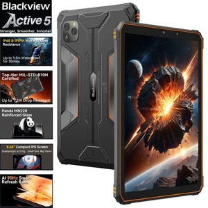 Tablet PC 4G Blackview Active 5 Resistente Android 15 Smartphone Exterior Desbloqueado - Imagen 1 de 24