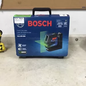 Bosch GLL100-40G Kreuzlinien-Selbstnivellierende Laser-Wasserwaage - Blau - Bild 1 von 4