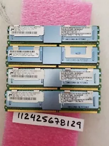 8GB KIT 4X 2GB Server Memory Ram DDR2-667MHz PC2-5300F ECC REG FB-DIMM FBDIMM - Picture 1 of 1