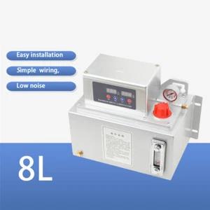 8L 25W Automatische Elektrische Schmierpumpe CNC Digital Ölpumpe Werkzeugmaschine - Bild 1 von 13