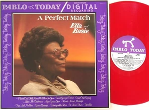 Ella Fitzgerald-Count Basie-A Perfect Match RED Vinyl LP Pablo Today-D2312110 - Picture 1 of 3
