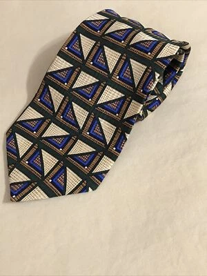 Gravata de seda masculina Brandini Le Collezioni feita nos EUA para escritório ou formal - Imagem 1 de 4