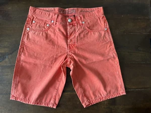 Jacob Cohen Pure Cotton Bermuda Shorts Red Size W34 - Picture 1 of 8
