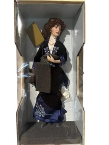 FRANKLIN MINT ROSE DEWITT TITANIC KATE WINSLET 18"" PORCELAIN DOLL FLYING DRESS" - Picture 1 of 2