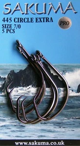 Sakuma 445 Circle Extra Pro Series Sea Fishing Hooks - Picture 1 of 7