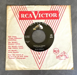 7" Elvis Presley - That's All Right / Blue Moon Of Kentuckly - US RCA 447-0601 - Picture 1 of 1