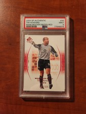 ⚽️ 2004 SP Authentic Tim Howard Rookie Manchester United #44 PSA MINT 9 USMNT