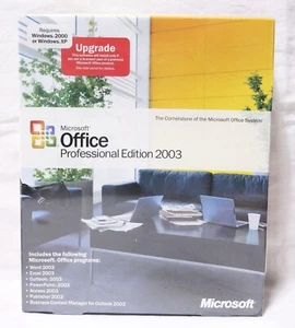 Microsoft Office Professional Edition 2003 UPGRADE - big box - sealed - Afbeelding 1 van 4