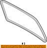 FORD OEM Lift Gate Tail Tailgate-Weatherstrip Seal BL8Z7842084C