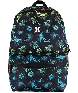 NEW Hurley Aerial Essentials Shark Backpack Strap Multicolor Rainbow 15" Bag - Picture 1 of 6
