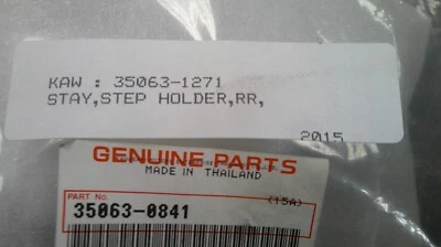 Soporte de clavija trasera derecha Kawasaki Ninja 300 compatible con 2013-2017 P/N 35063-1271 NUEVO Foto 1 de 3