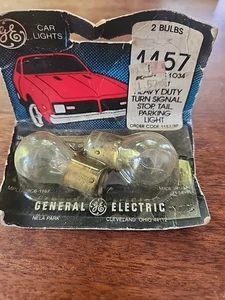 New General Electric Car Lights 2 Bulbs 1157/BP 2 BulbsTurn Signal Parking - Picture 1 of 6