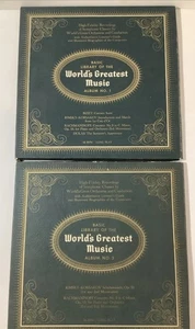 Basic Library Of The World's Greatest Music LP Vol. 1 & 2 Vinyl Records 1950’s - Picture 1 of 12